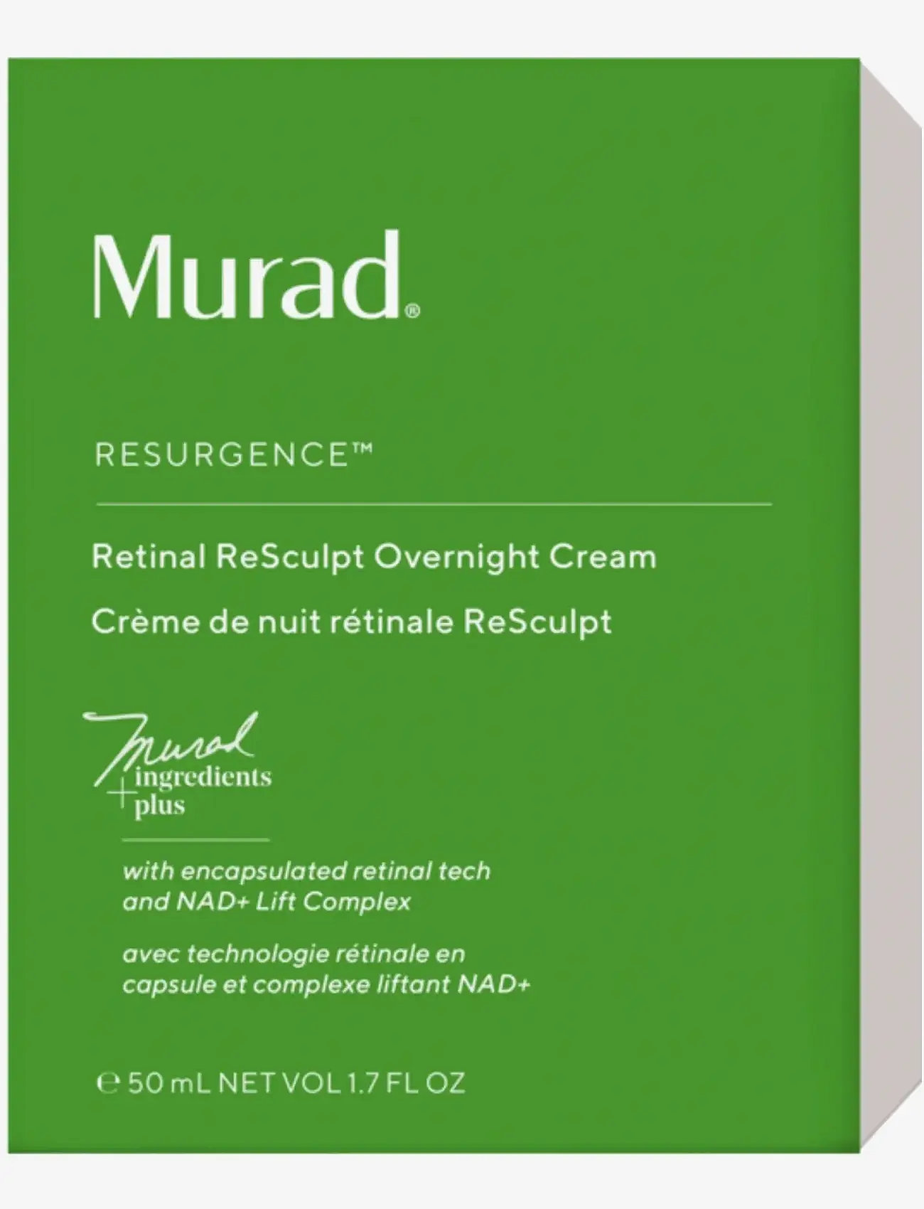 Murad - RETINAL RESCULPT OVERNIGHT CREAM 50 ML - nattkräm - clear - 2
