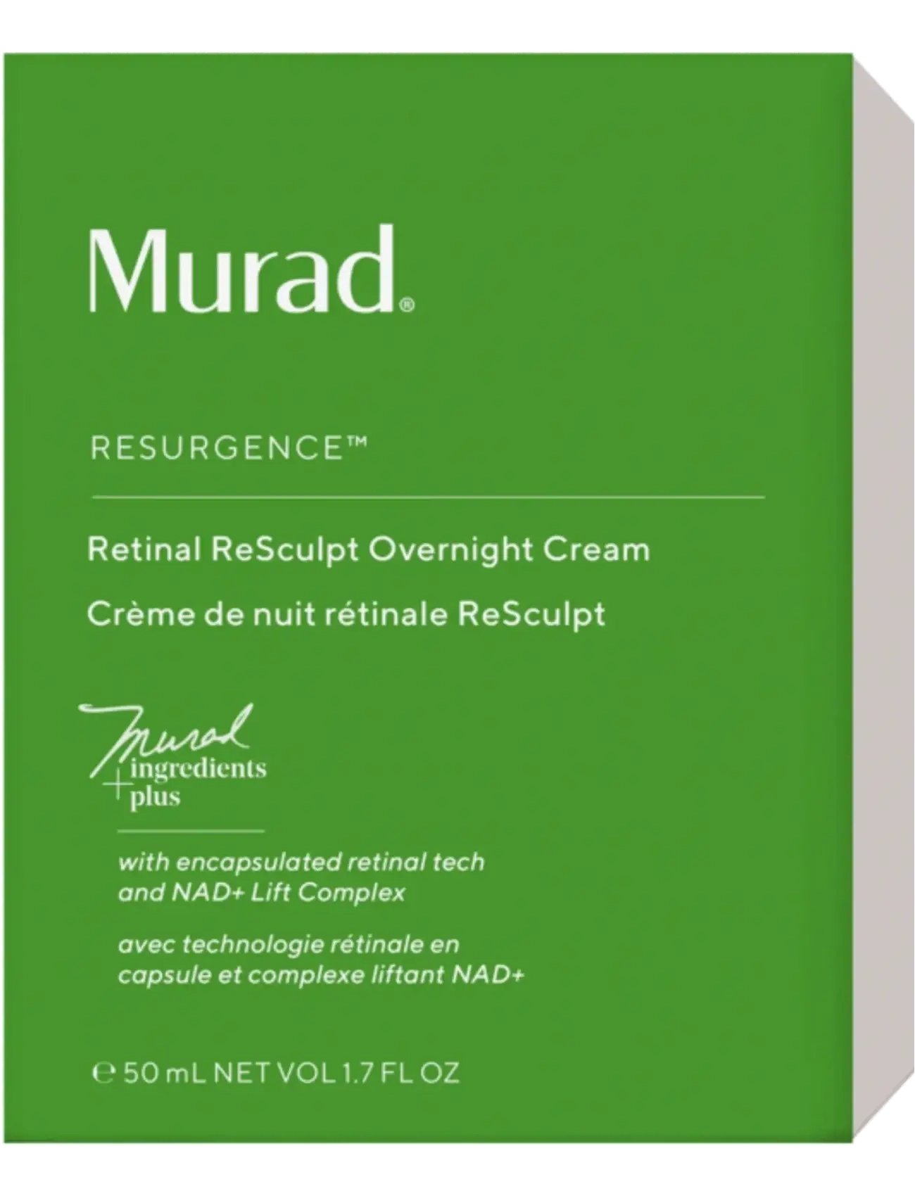 Murad - RETINAL RESCULPT OVERNIGHT CREAM 50 ML - yövoiteet - clear - 2
