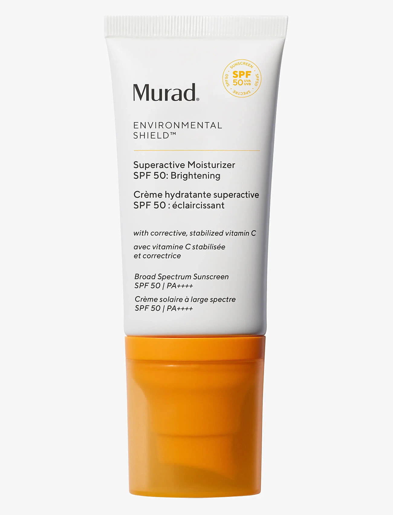 Murad - SUPERACTIVE SPF 50 MOISTURIZER: BRIGHTENING 50 ML - dagcremer - clear - 0
