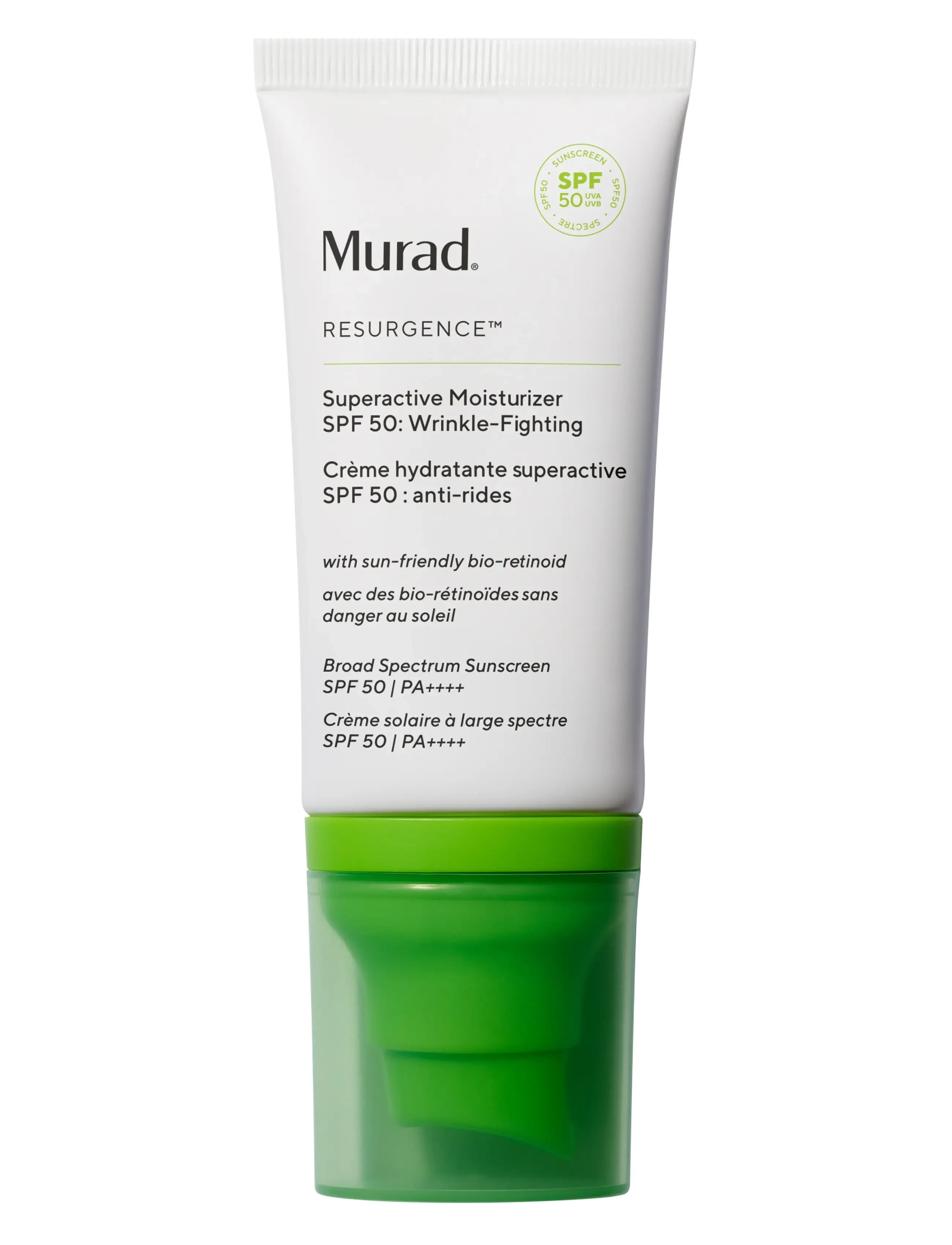 Murad Superactive Spf 50 Moisturizer: Wrinkle-Fighting 50 ml, 50 ml, Nude, Fugtighedscreme > Dagcreme, Dame
