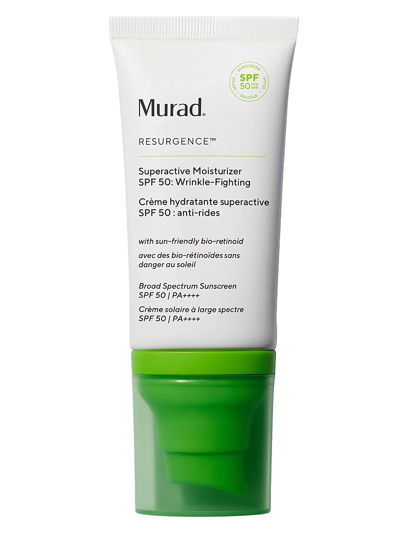 Murad - SUPERACTIVE SPF 50 MOISTURIZER: WRINKLE-FIGHTING 50 ML - päevakreemid - clear - 0