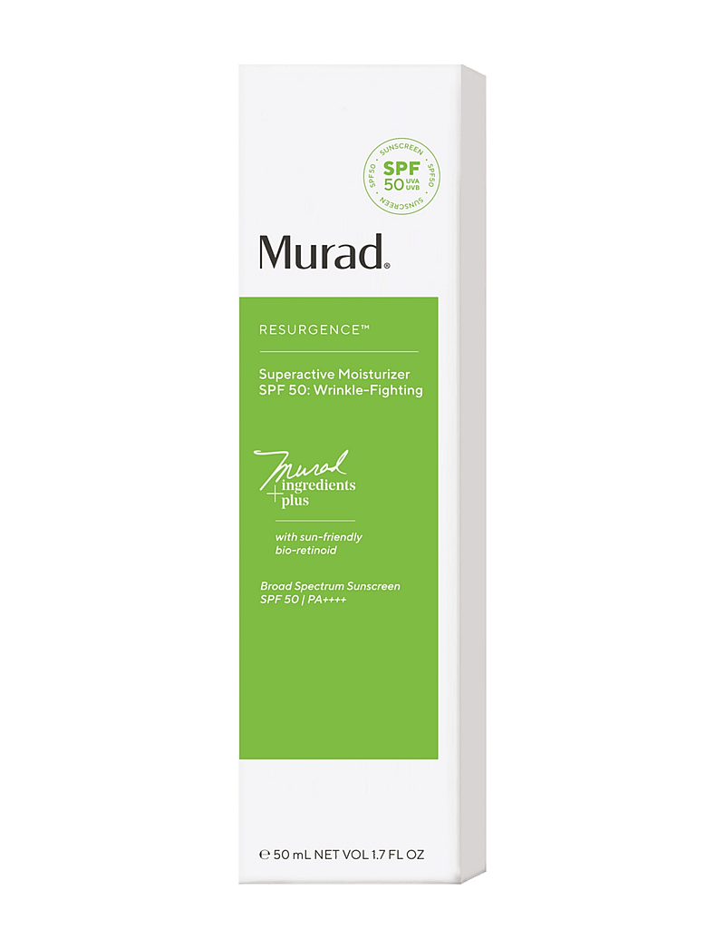 Murad - SUPERACTIVE SPF 50 MOISTURIZER: WRINKLE-FIGHTING 50 ML - päevakreemid - clear - 1