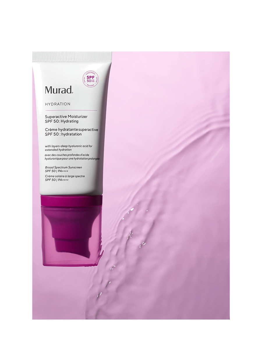 Murad - SUPERACTIVE SPF 50 MOISTURIZER: HYDRATING 50 ML - päevakreemid - clear - 4