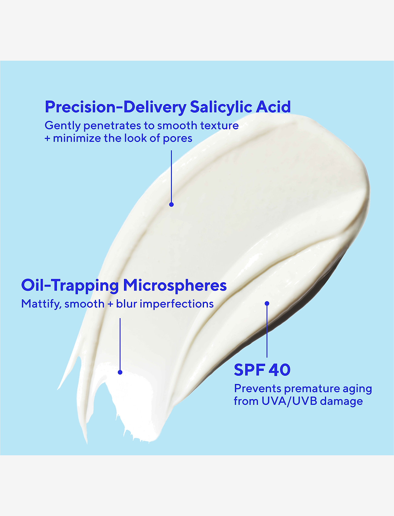 Murad - SUPERACTIVE SPF 40 MOISTURIZER: MATTIFYING OIL + PORE CONTROL 50 ML - dagkräm - clear - 3