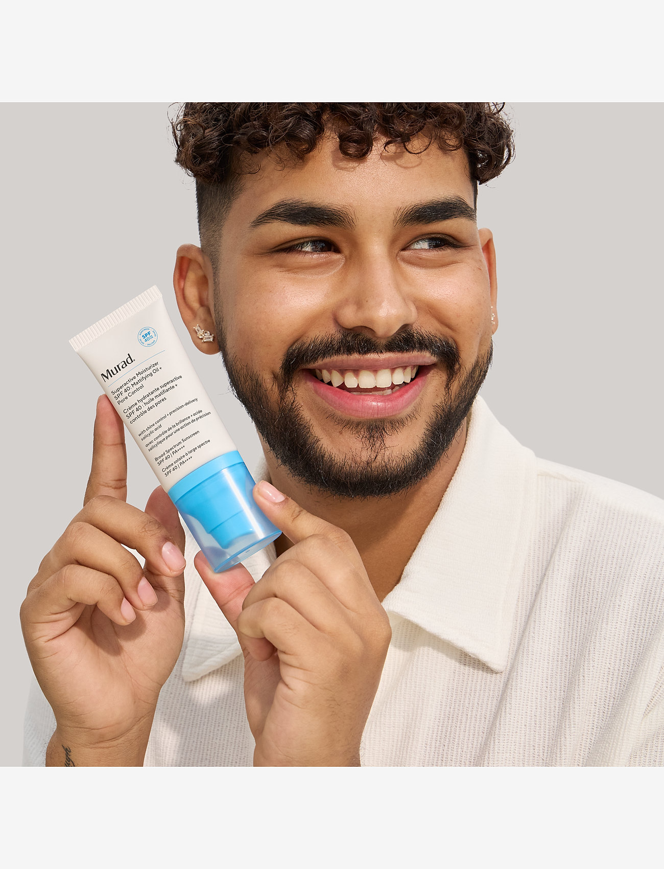 Murad - SUPERACTIVE SPF 40 MOISTURIZER: MATTIFYING OIL + PORE CONTROL 50 ML - dagkräm - clear - 5