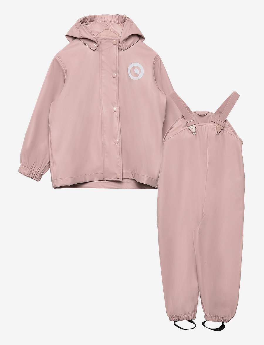 Müsli by Green Cotton - Rainwear set baby - rose wood - 0