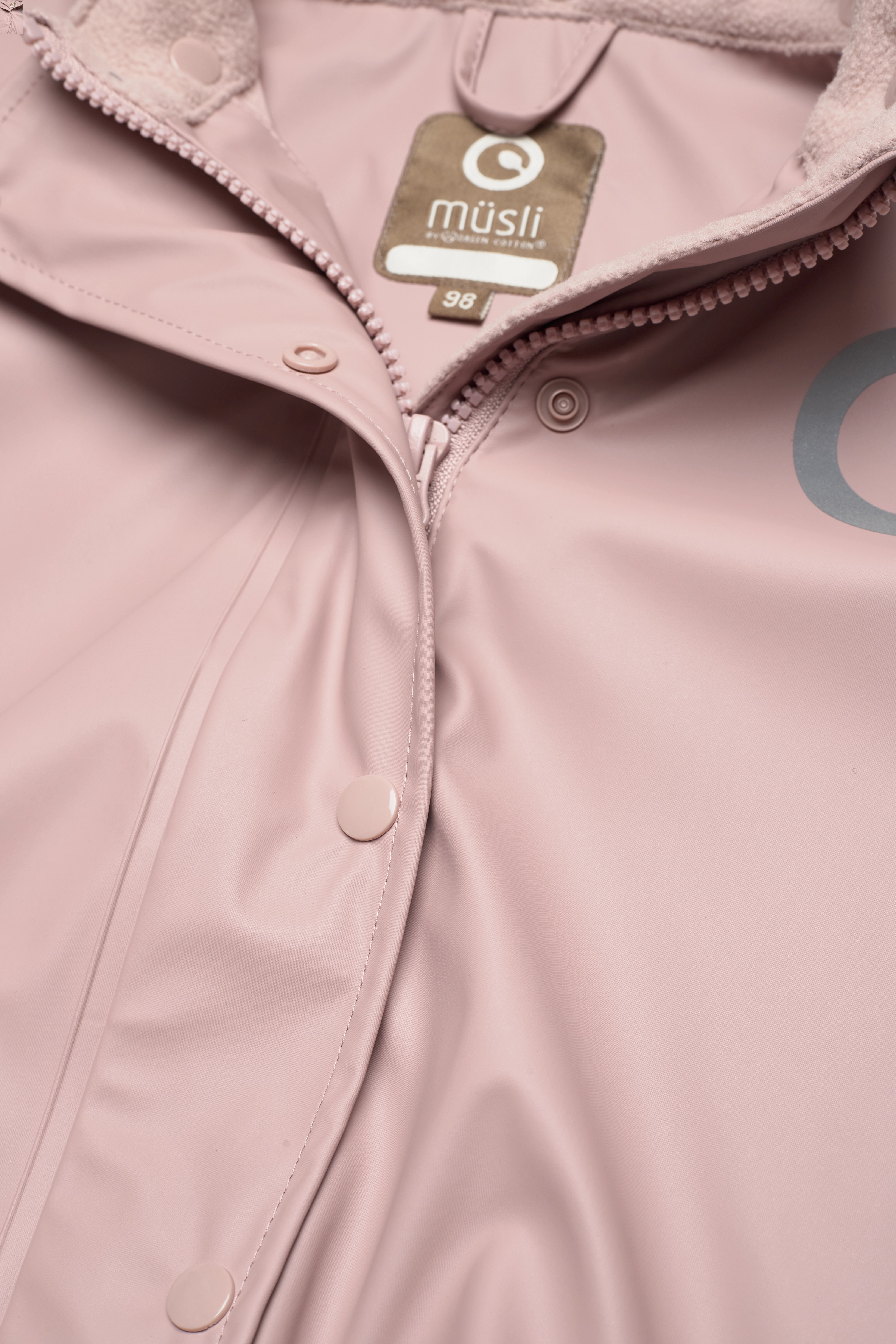 Müsli by Green Cotton - Rainwear set baby - rose wood - 5