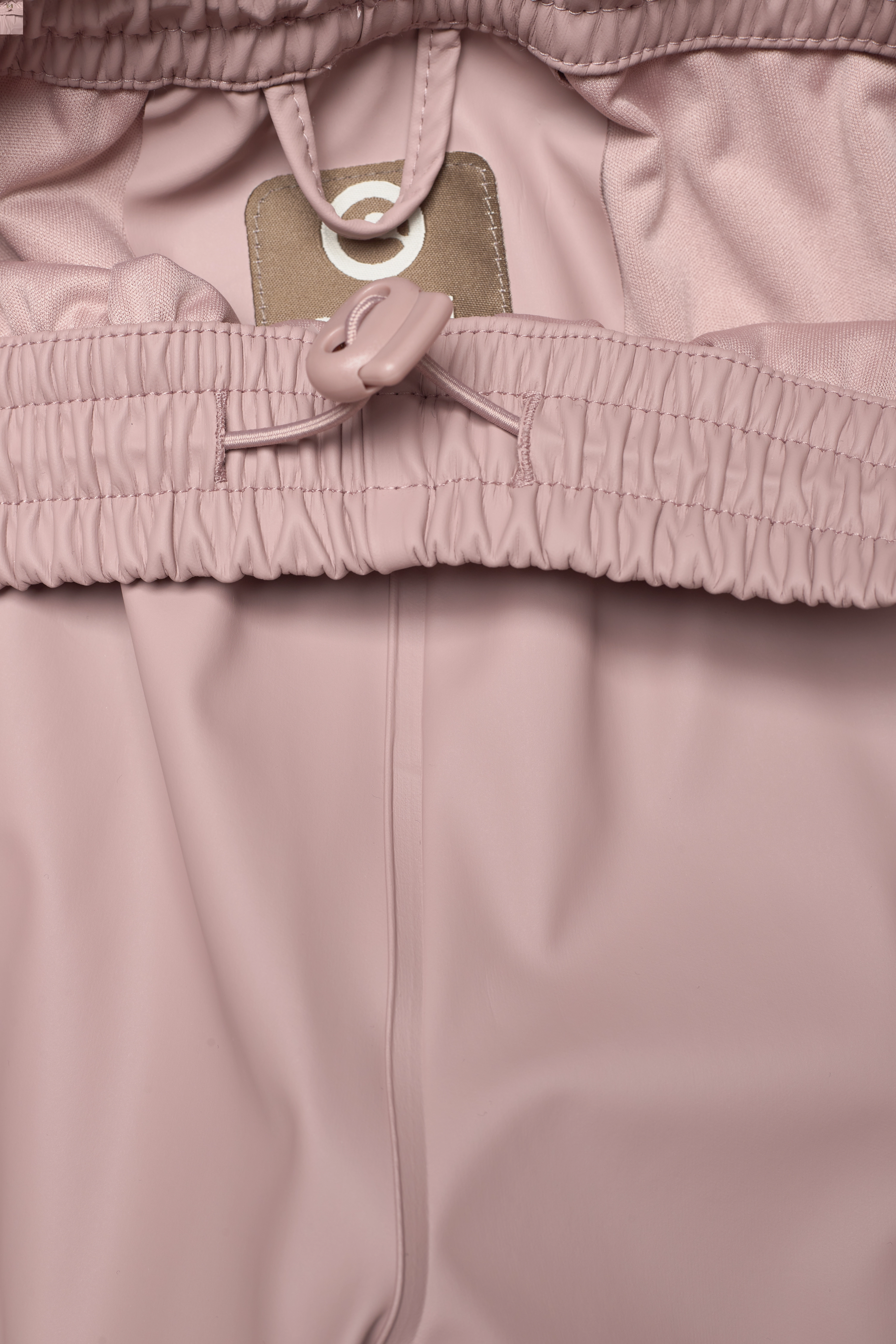 Müsli by Green Cotton - Rainwear pants - rose wood - 3