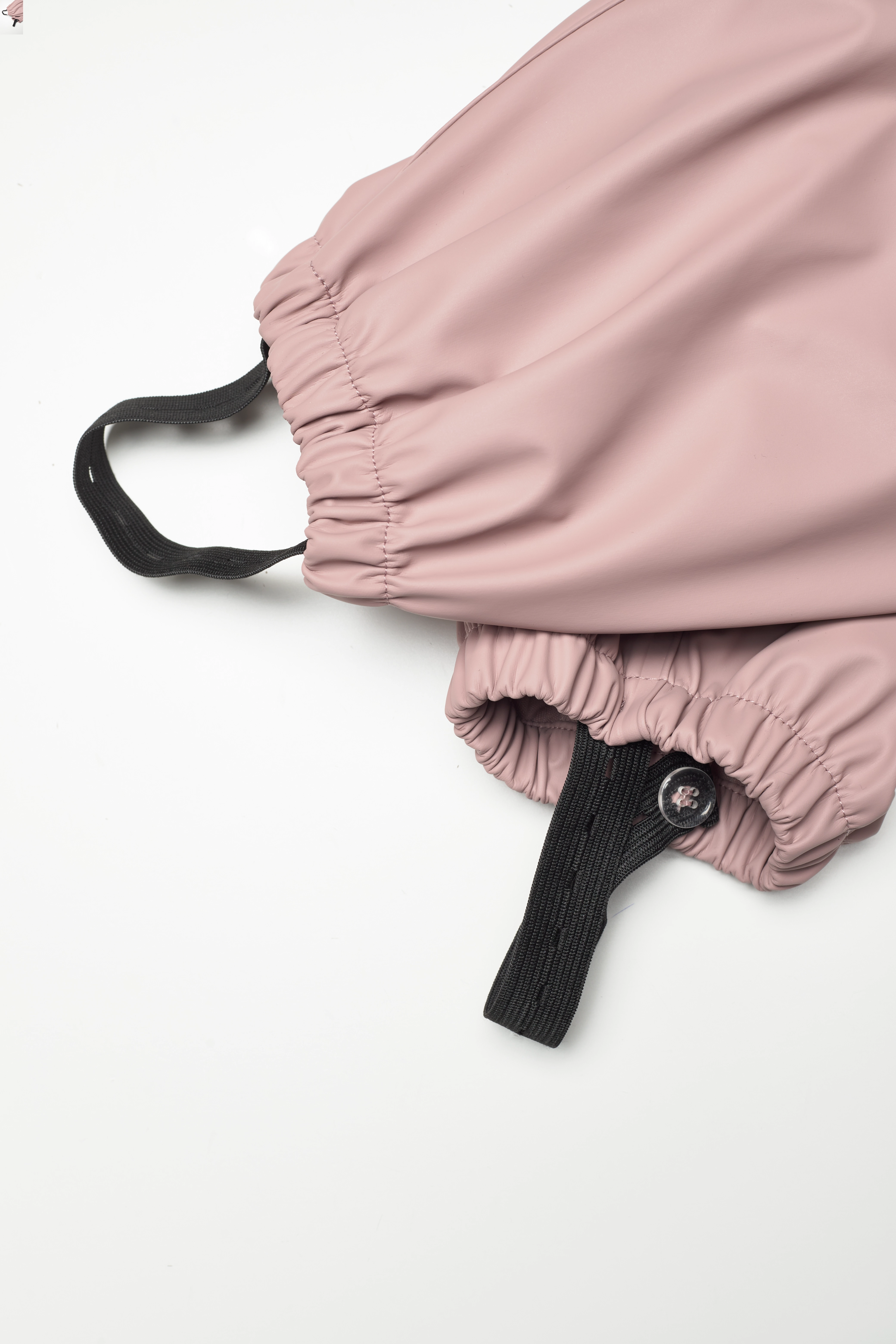 Müsli by Green Cotton - Rainwear pants - rose wood - 4