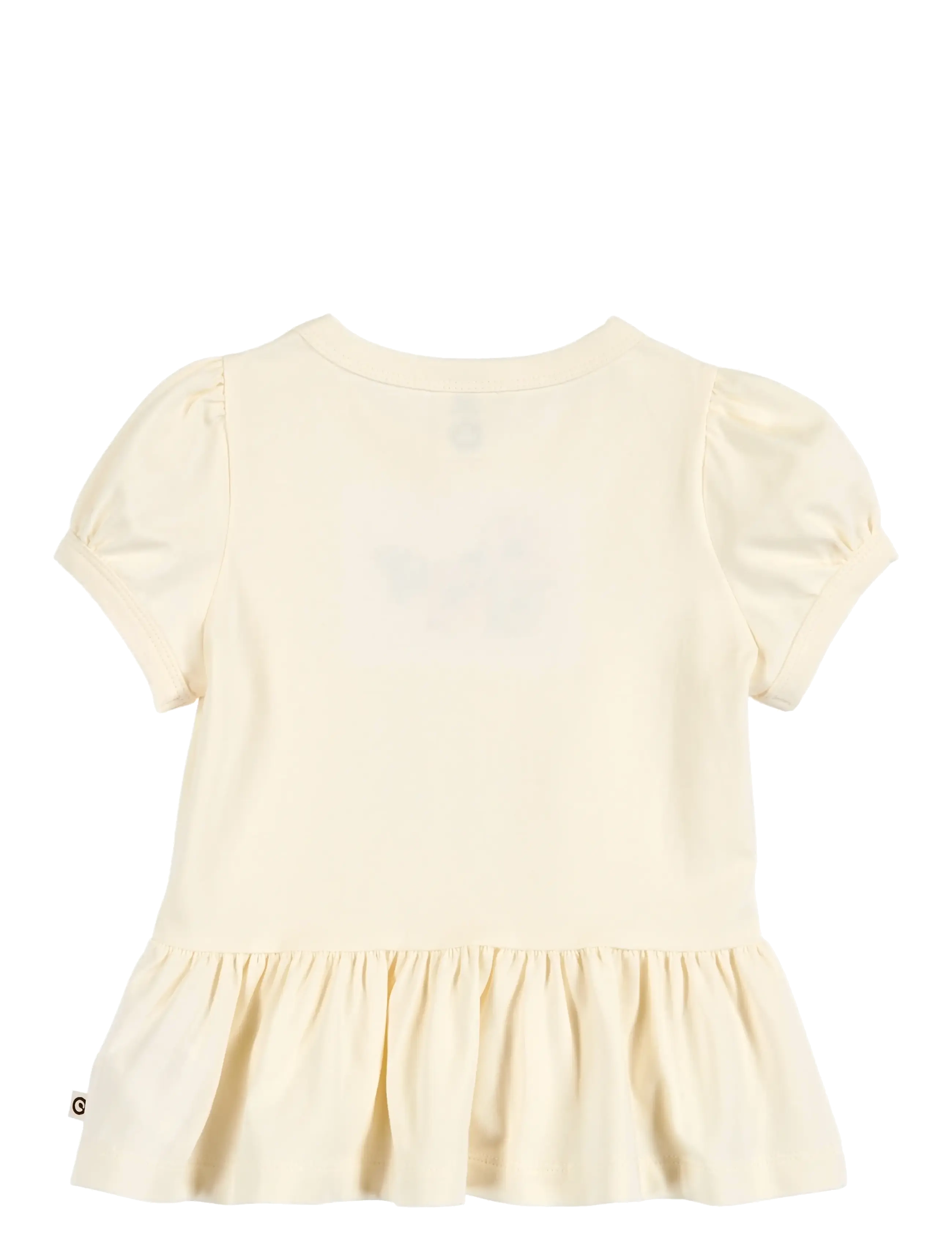 Müsli by Green Cotton - Primrose peplum puff s/s T - t-shirts à manches courtes - tofu - 2