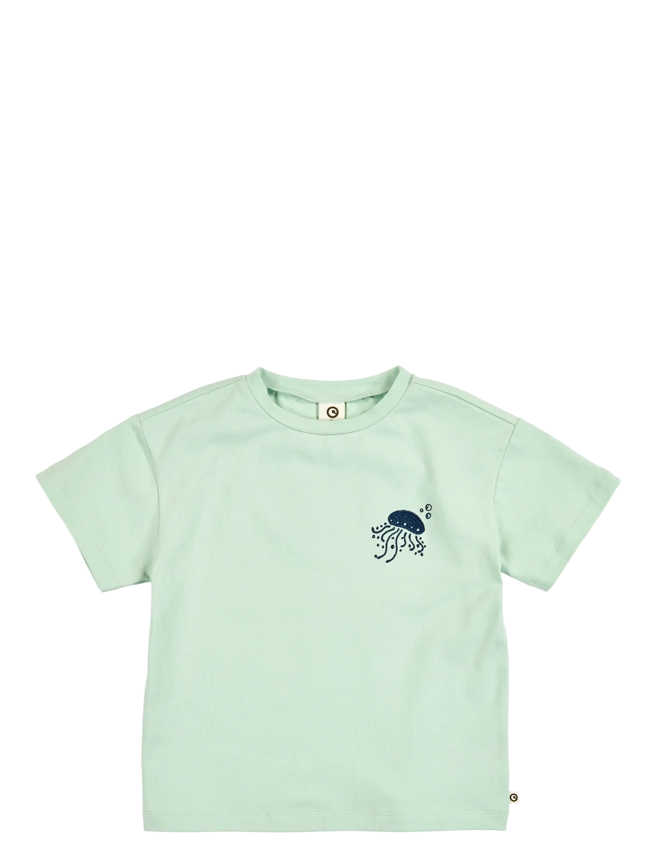 Müsli by Green Cotton Sea printed s/s T - New Arrivals - EMERALD / green