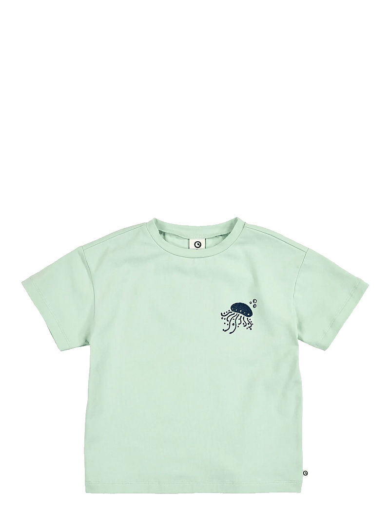 Müsli by Green Cotton - Sea printed s/s T - kurzärmelige - emerald - 1