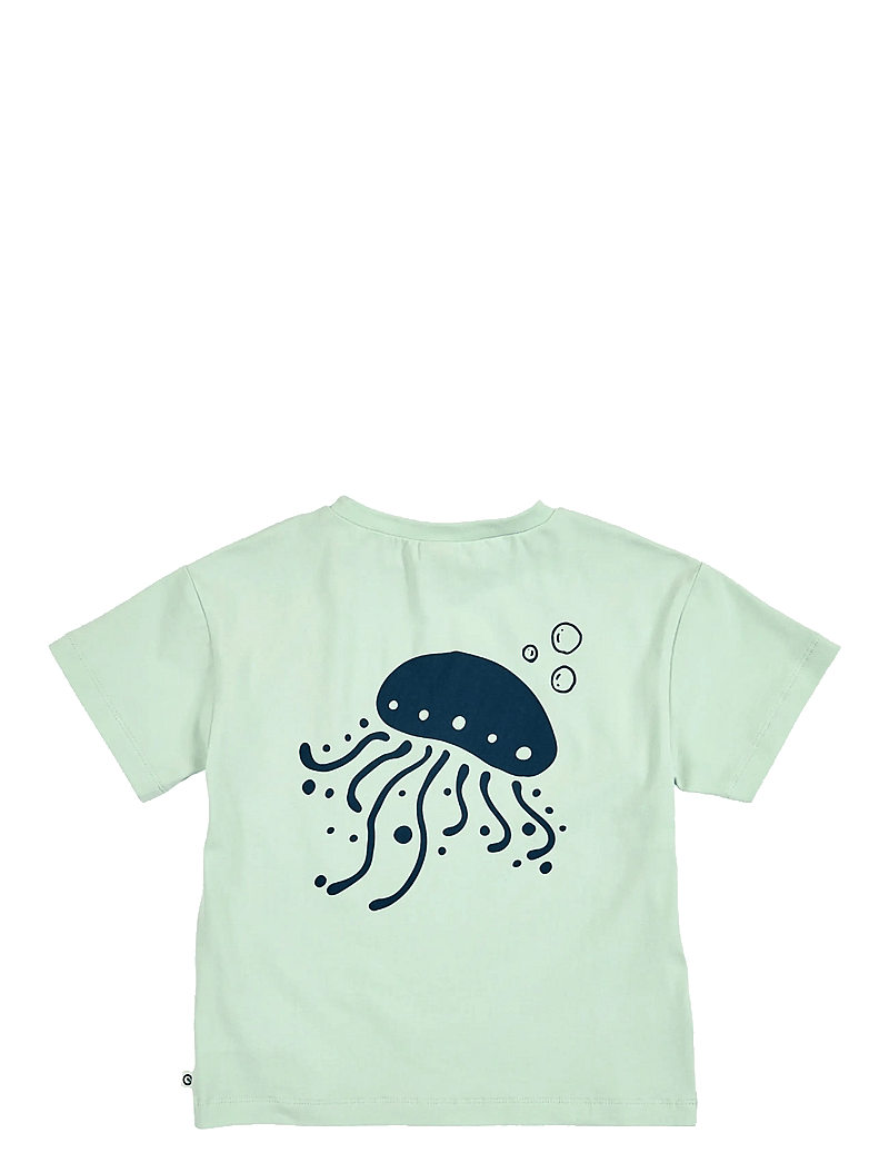 Müsli by Green Cotton - Sea printed s/s T - kurzärmelige - emerald - 2