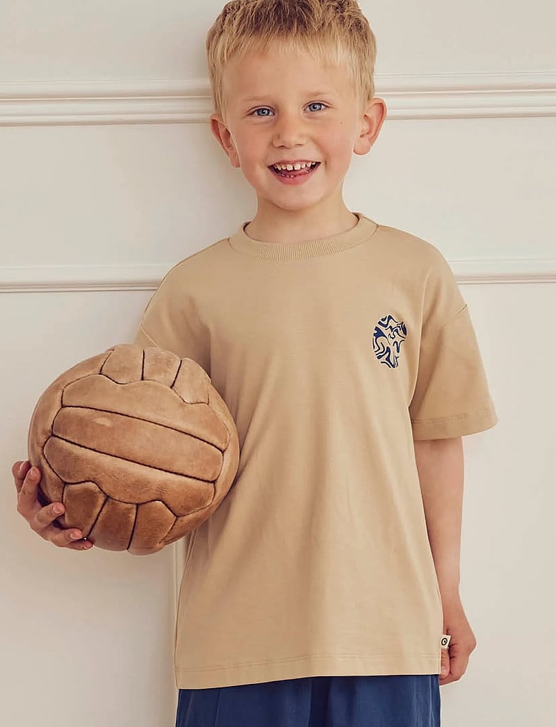 Müsli by Green Cotton - Natures imprint printed s/s T - kurzärmelige - safari - 3