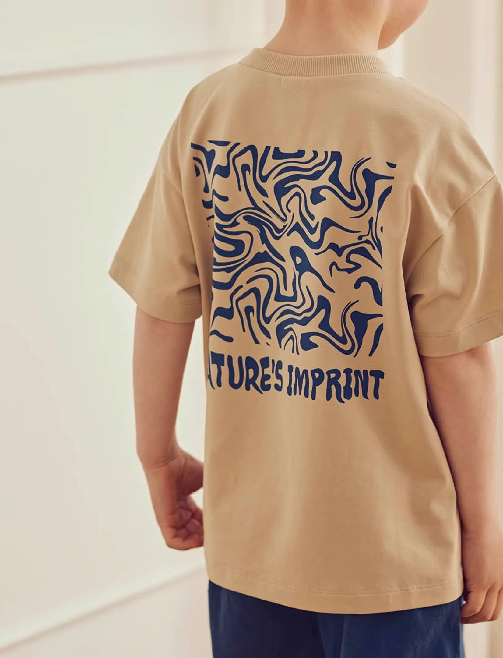 Müsli by Green Cotton - Natures imprint printed s/s T - kortærmede t-shirts - safari - 5