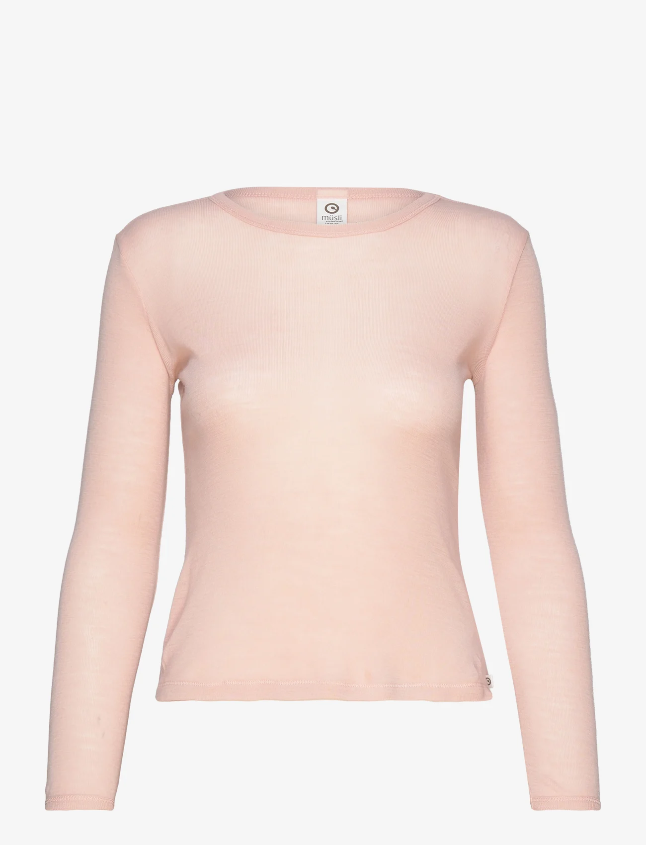 Müsli by Green Cotton - Woolly T - long-sleeved t-shirts - spa rose - 0