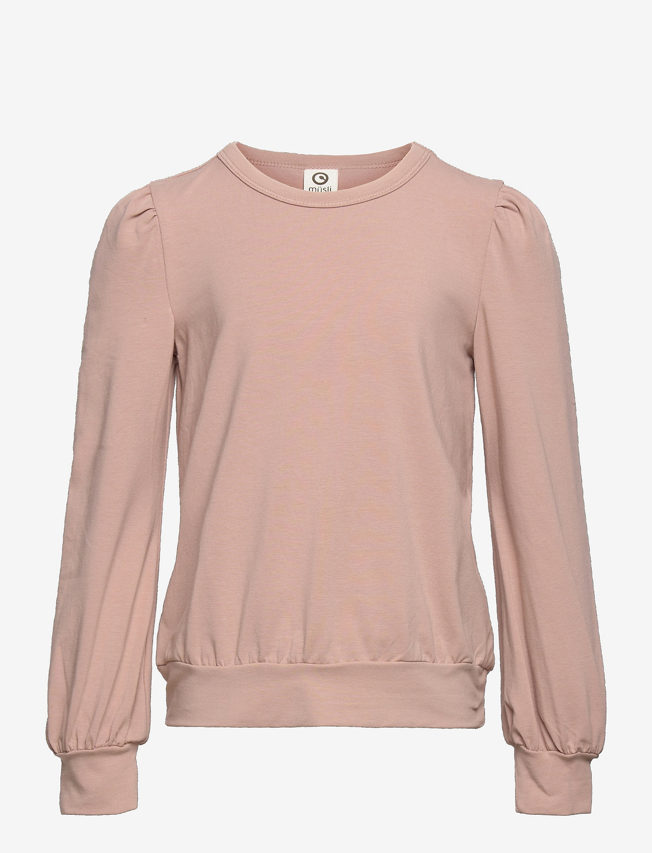 Cozy me bell sleeve T - ROSE WOOD