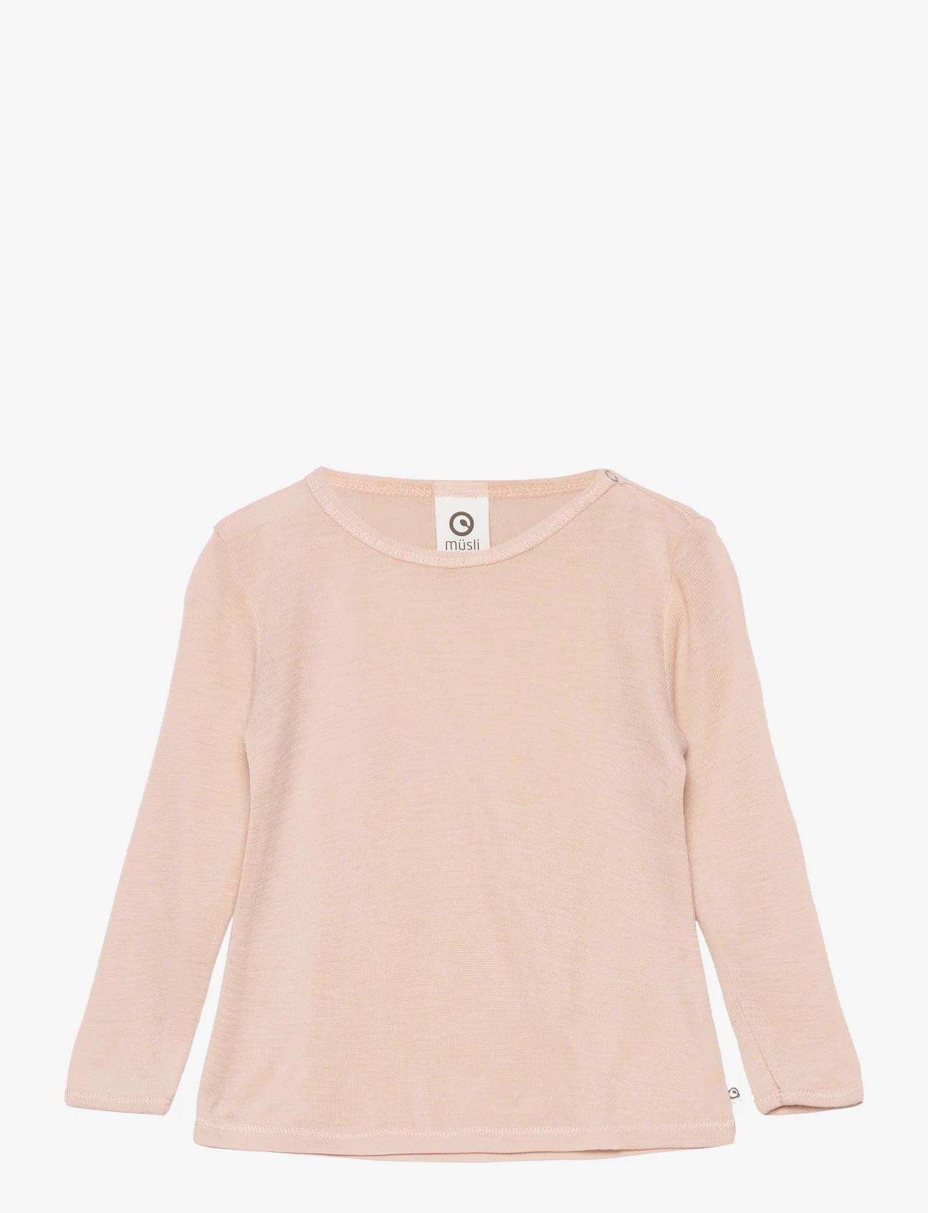 Müsli by Green Cotton - Woolly l/s T baby - laveste priser - spa rose - 0