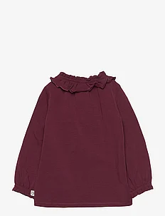 Cozy me frill collar l/s T baby, Müsli by Green Cotton