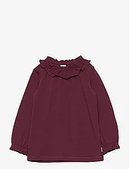 Müsli by Green Cotton - Cozy me frill collar l/s T baby - long-sleeved t-shirts - fig - 1