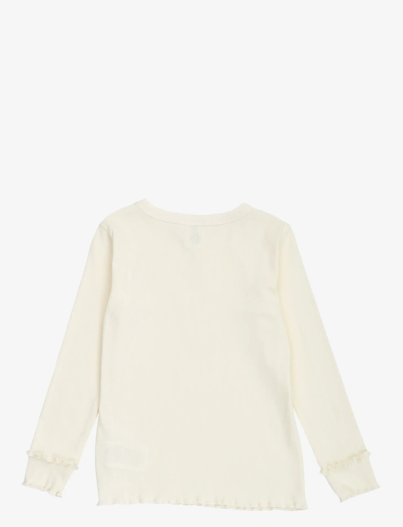 Müsli by Green Cotton - Cozy me rib deco l/s T - långärmade t-shirts - tofu - 1