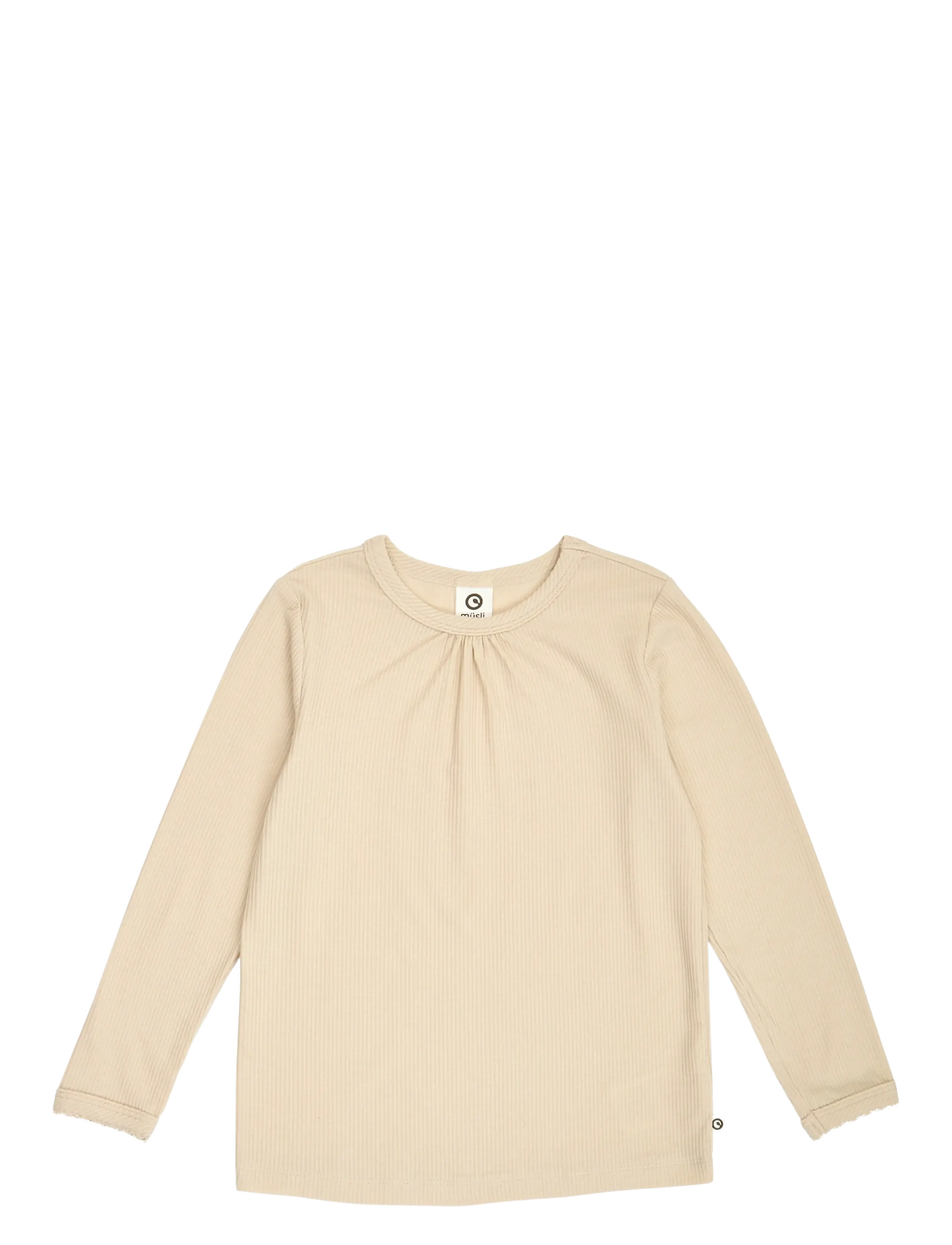 Müsli Mellow picot l/s T - Kleidung - OAK / beige