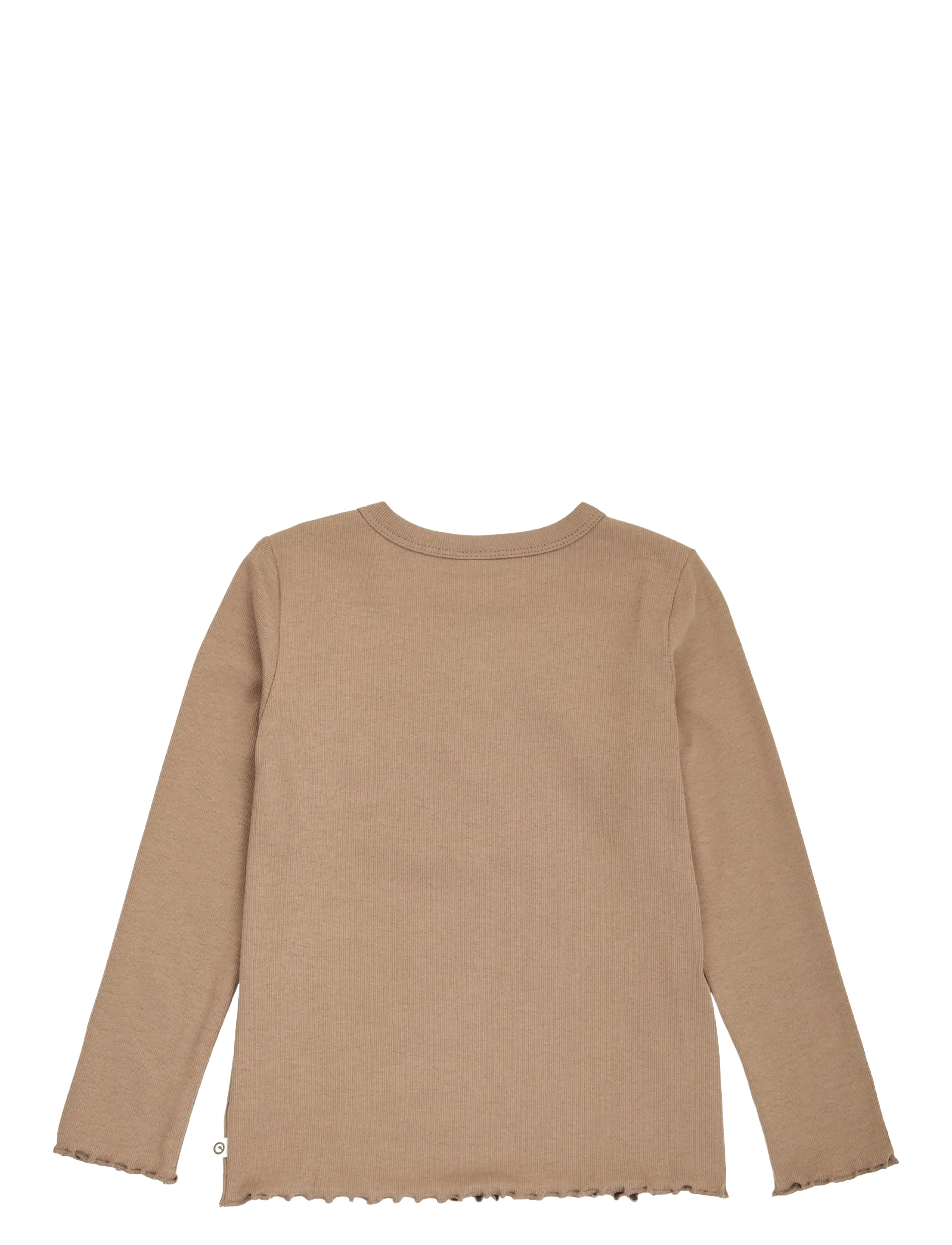 Müsli - Cozy me rib deco l/s T - langärmelig - walnut - 1