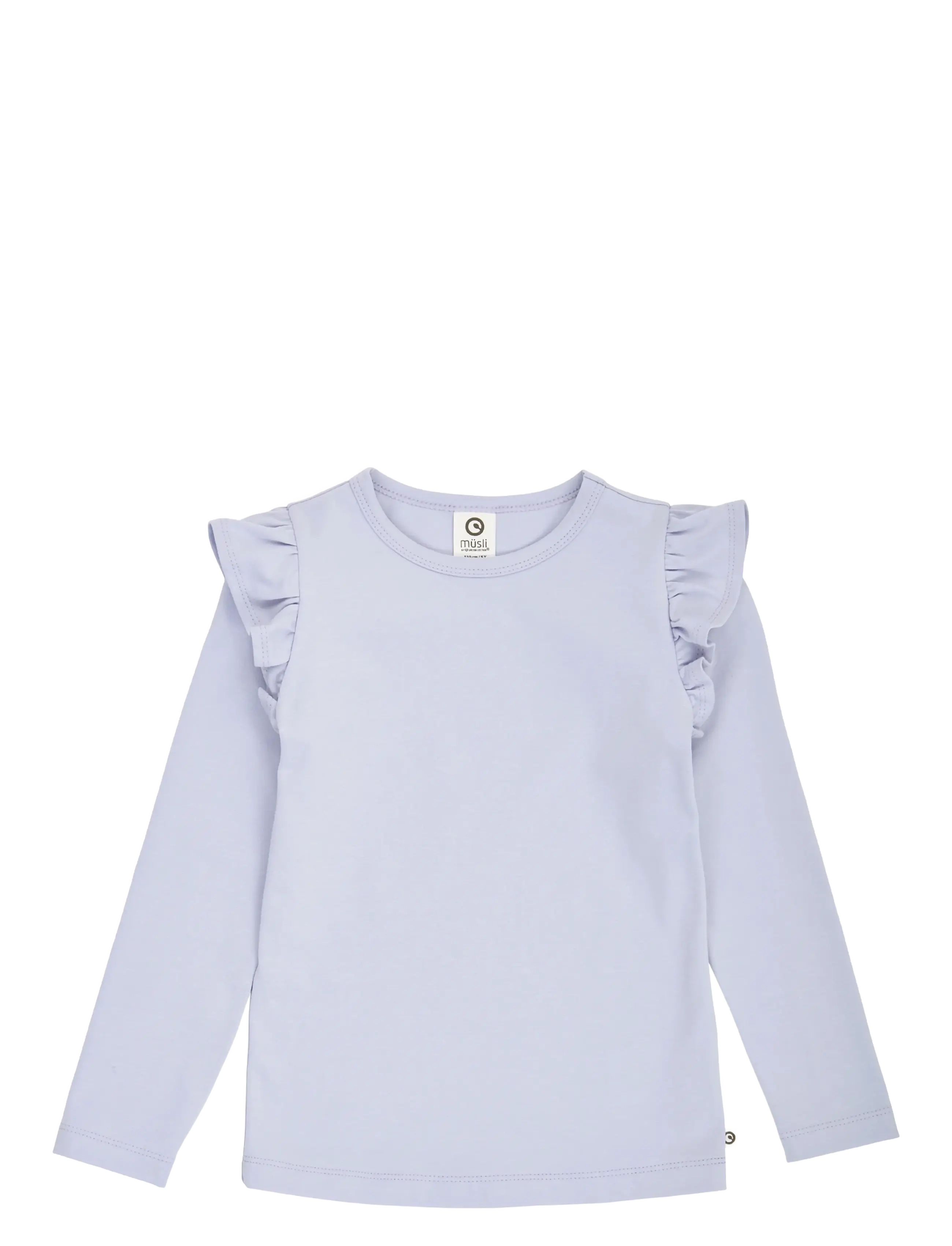 Müsli Cozy me frill l/s T - Kleidung - MAUVE / purple