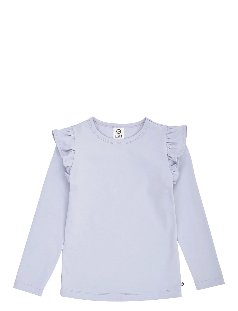 Müsli - Cozy me frill l/s T - langärmelig - mauve - 0