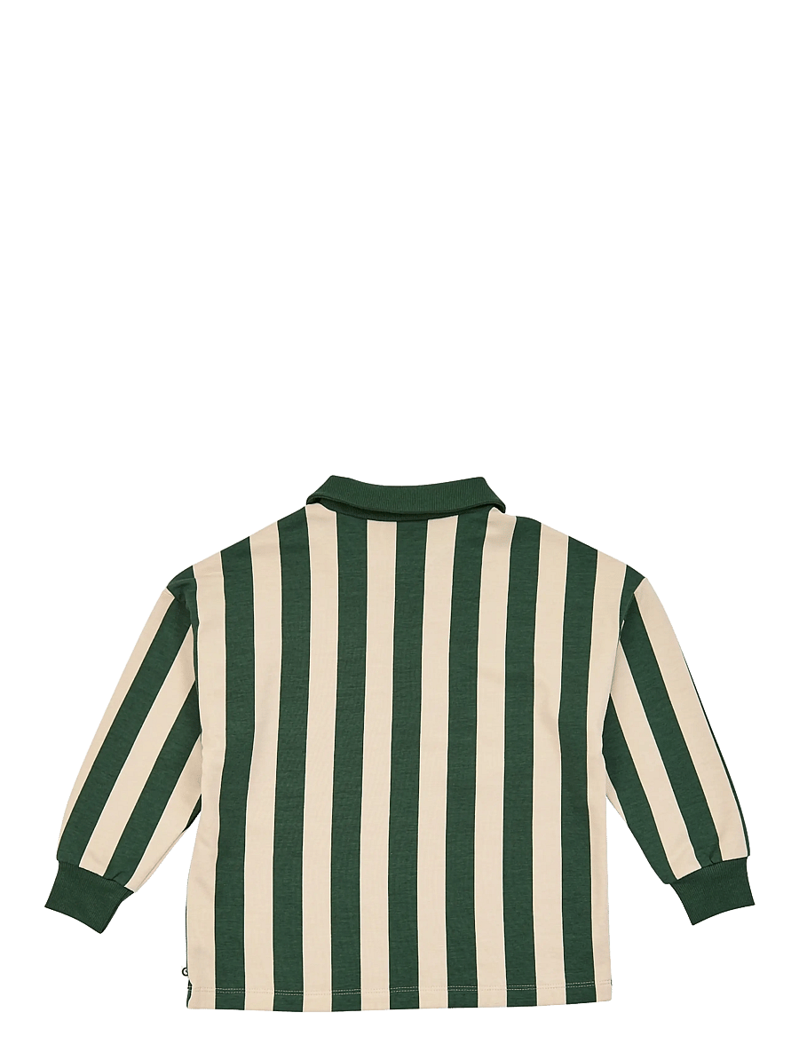 Müsli - Stripe sweat l/s polo - langärmelig poloshirt - oak/ forest green - 2