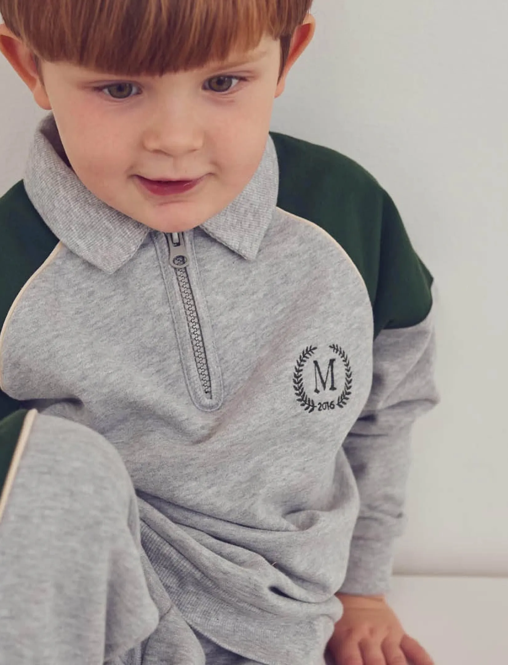 Müsli Superfan sweat l/s zip polo - Sweatshirts & Kapuzenpullover - PALE GREYMARL / grey