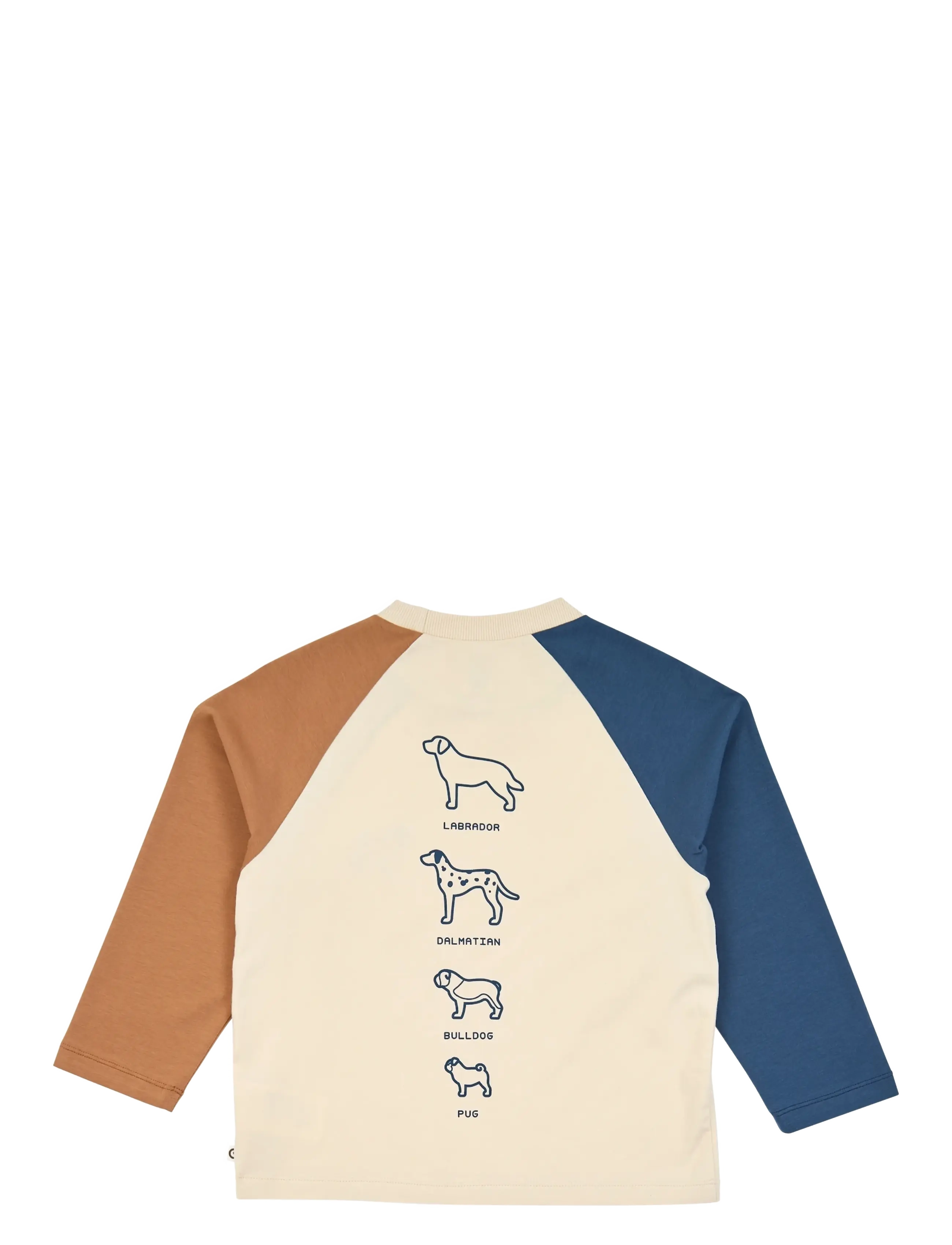Müsli - Dogs color block l/s T - langärmelig - oak - 2