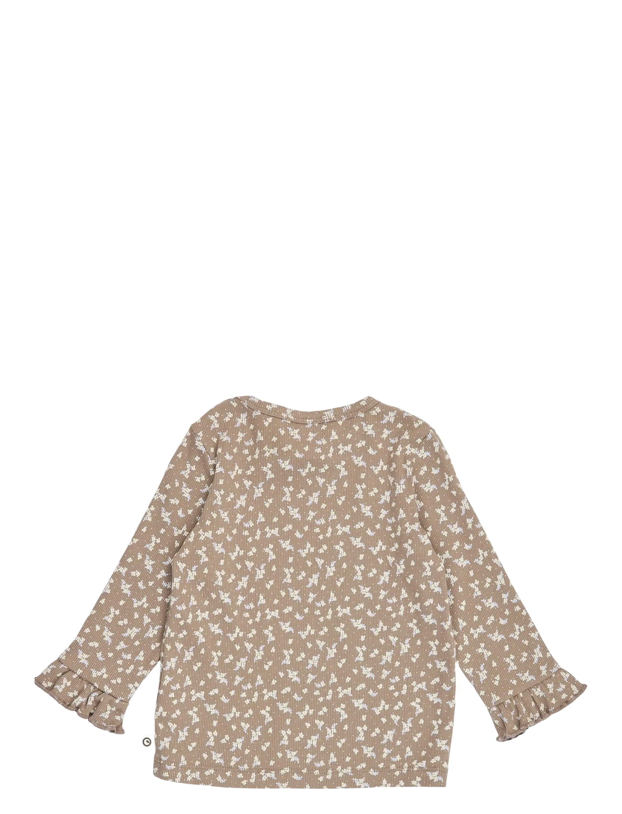 Müsli - Alyssum ruffle l/s T baby - langärmelig - walnut/ oak/ mauve - 1