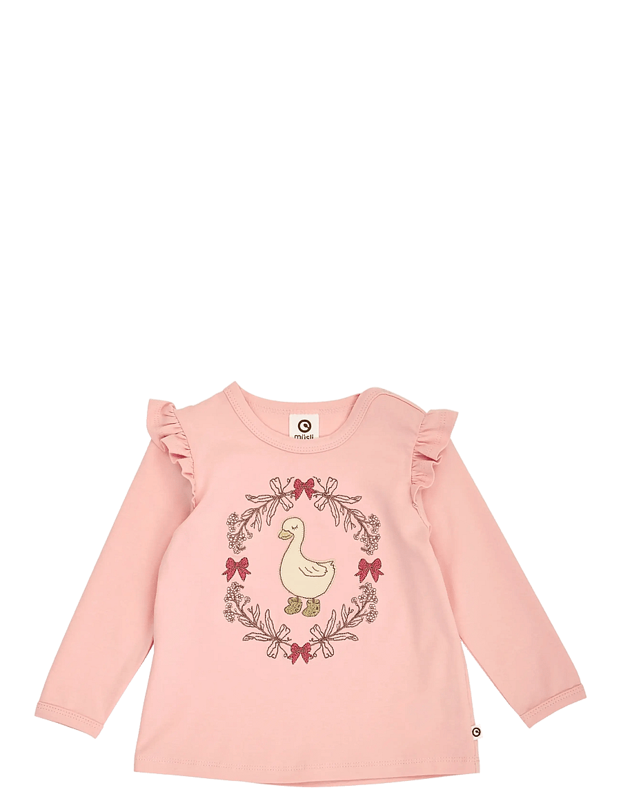 Müsli - Heritage frill l/s T baby - blush - 0
