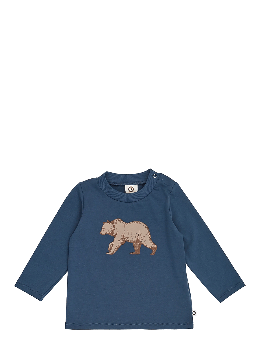 Müsli - Cozy me bear l/s T baby - langärmelig - navy - 1