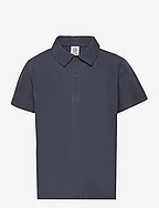 Poplin s/s shirt - NIGHT BLUE