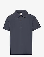 Müsli by Green Cotton - Poplin s/s shirt - polo shirts - night blue - 0