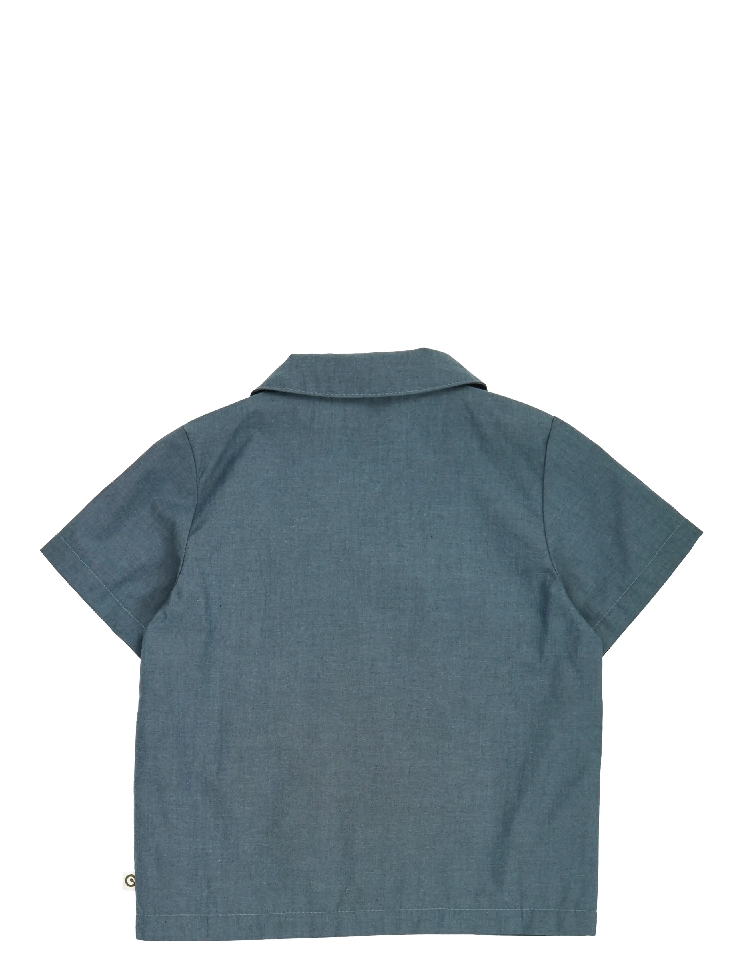 Müsli by Green Cotton - Chambray s/s shirt baby - marškiniai trumpomis rankovėmis - chambray - 1