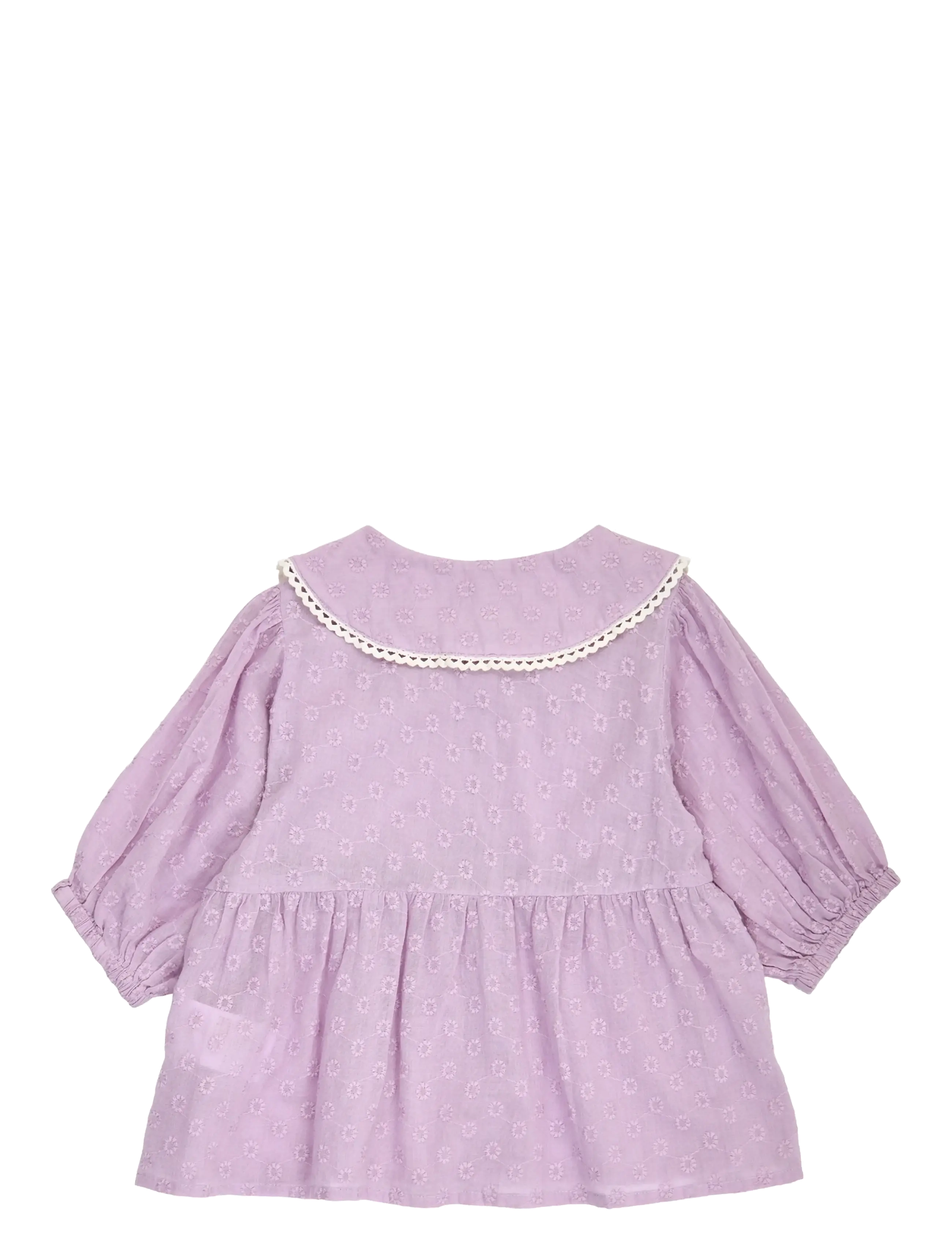 Müsli by Green Cotton - Daisy collar puff s/s shirt - chemisiers & tuniques - dream - 2