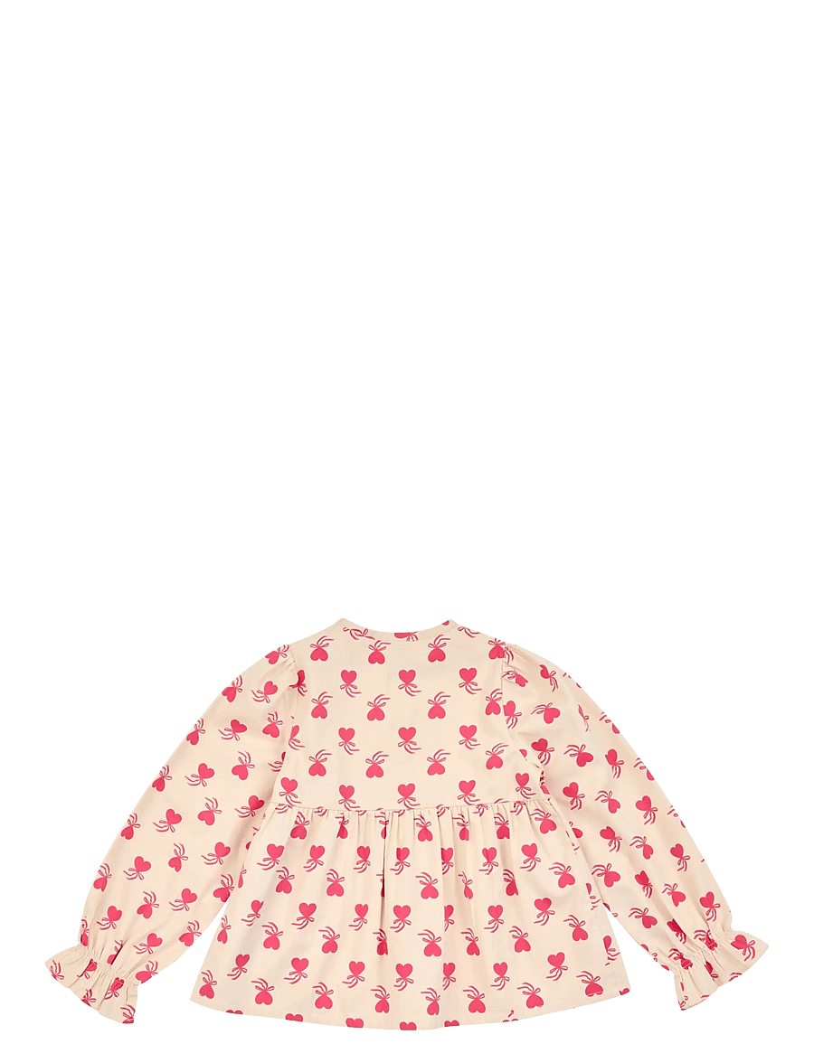 Müsli - Love letter l/s blouse - oak/ rouge red - 1