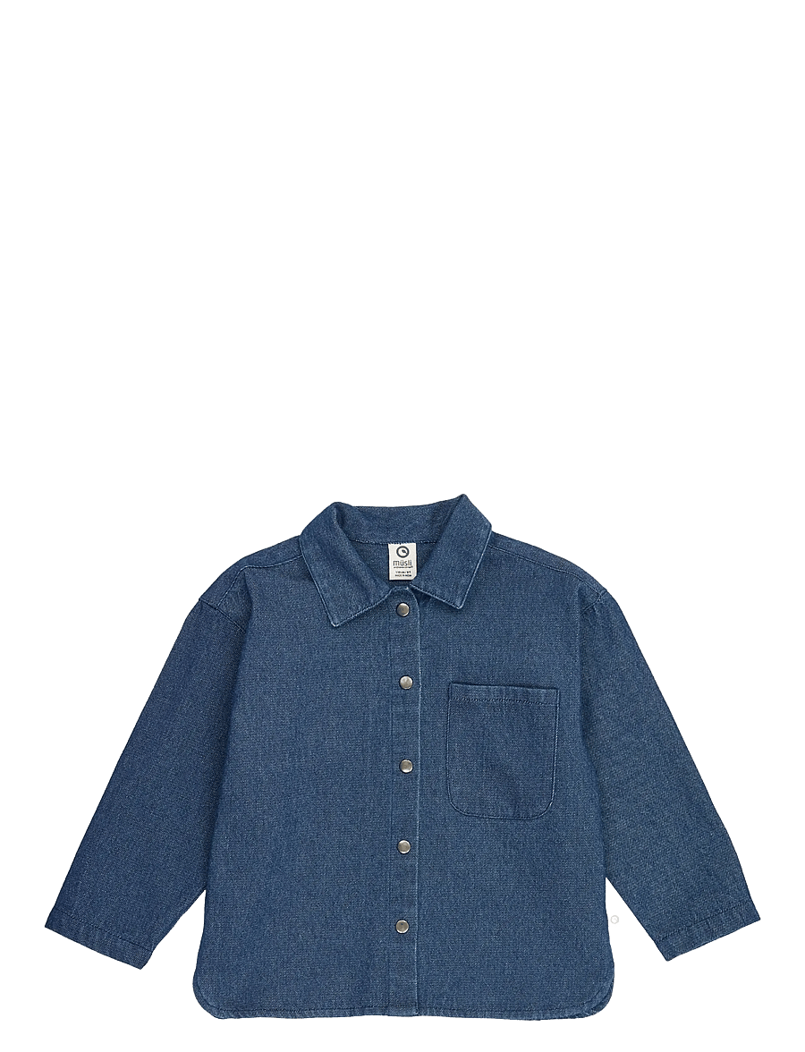 Müsli - Denim l/s shirt - denim navy - 1