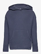 Woolly fleece hoodie - NIGHT BLUE