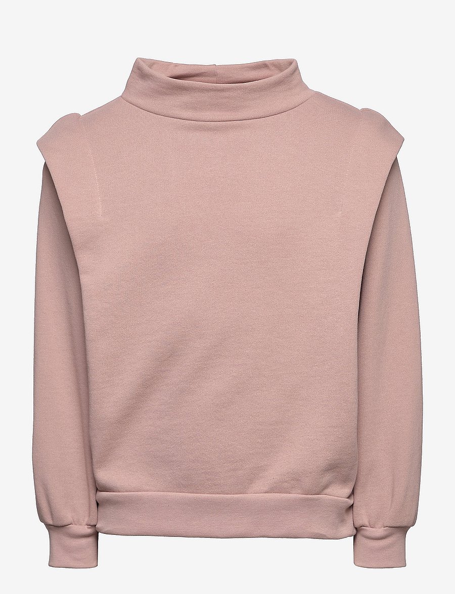 Müsli by Green Cotton - Sweatshirt high collar - rose wood - 0