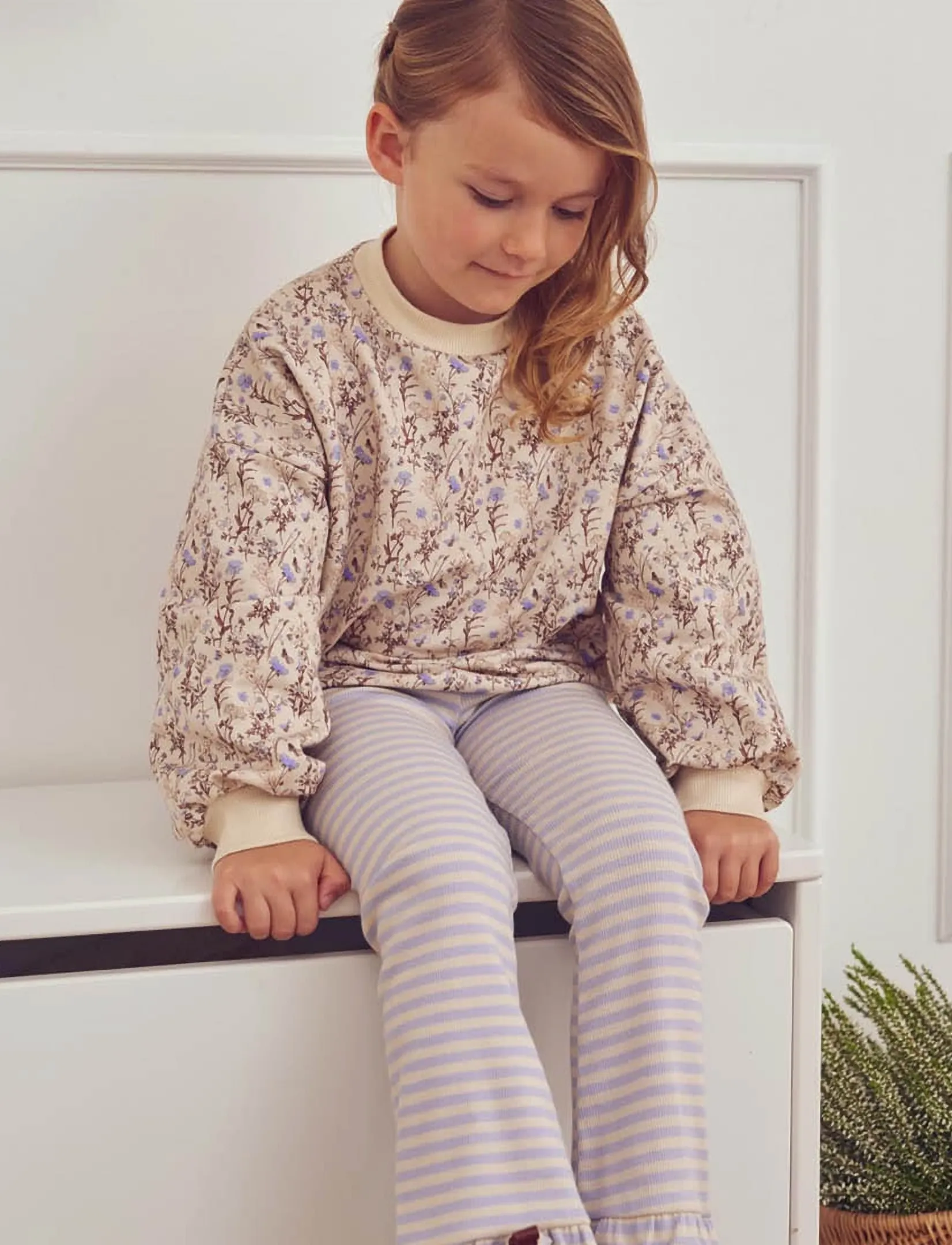 Müsli Cornflower sweatshirt - Sweatshirts & Kapuzenpullover - OAK/ WALNUT/ MAUVE / cream
