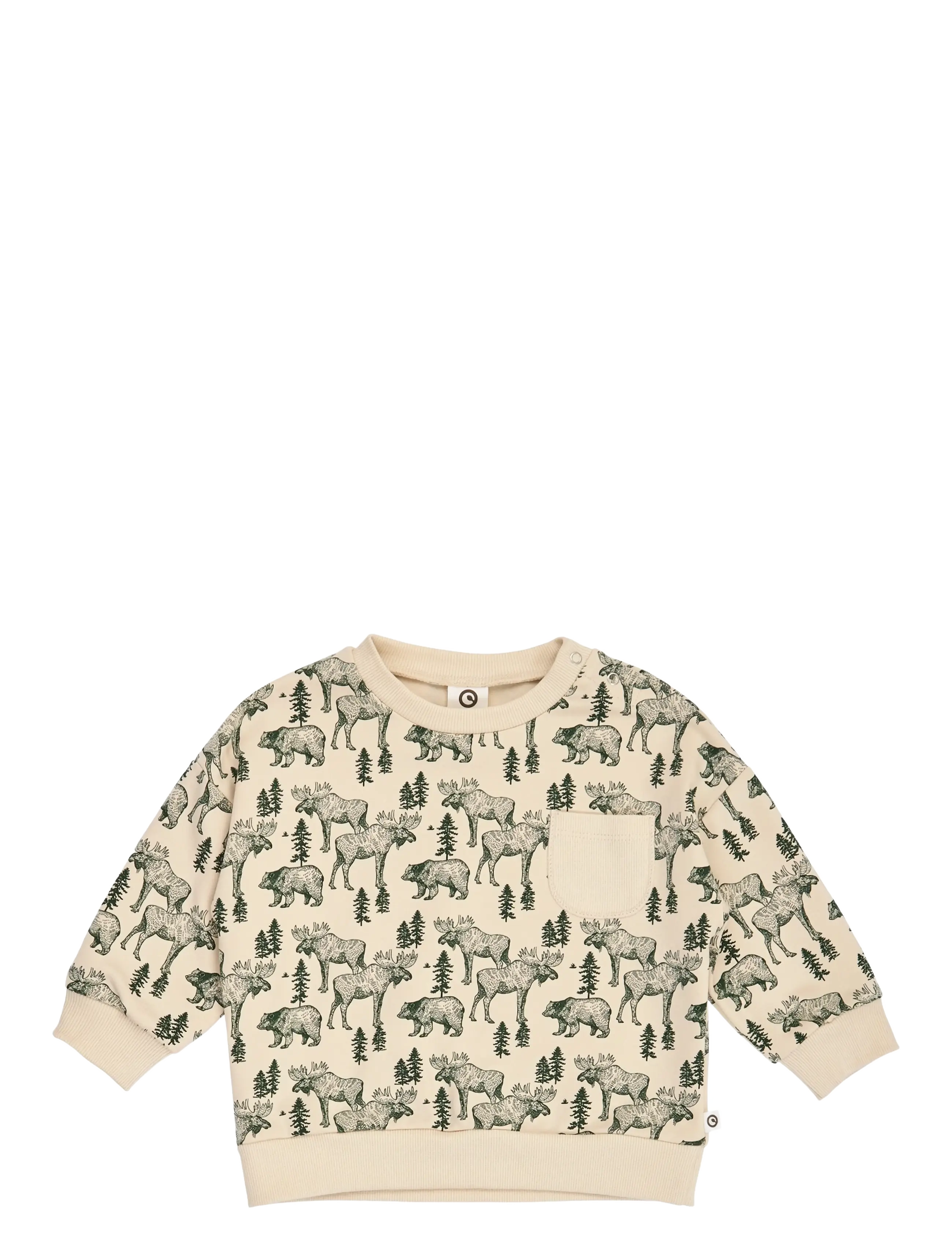 Müsli Forest sweatshirt baby - Kleidung - OAK/ FOREST GREEN / cream