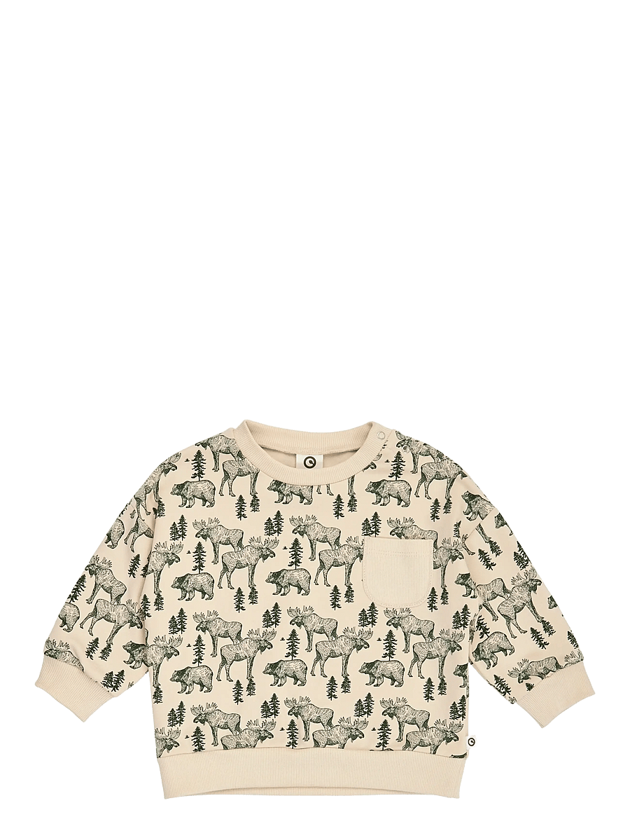 Müsli - Forest sweatshirt baby - sweatshirts - oak/ forest green - 1