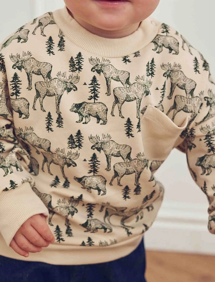 Müsli - Forest sweatshirt baby - sweatshirts - oak/ forest green - 3
