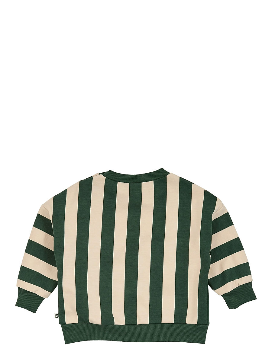Müsli - Stripe sweatshirt baby - sweatshirts - oak/ forest green - 1