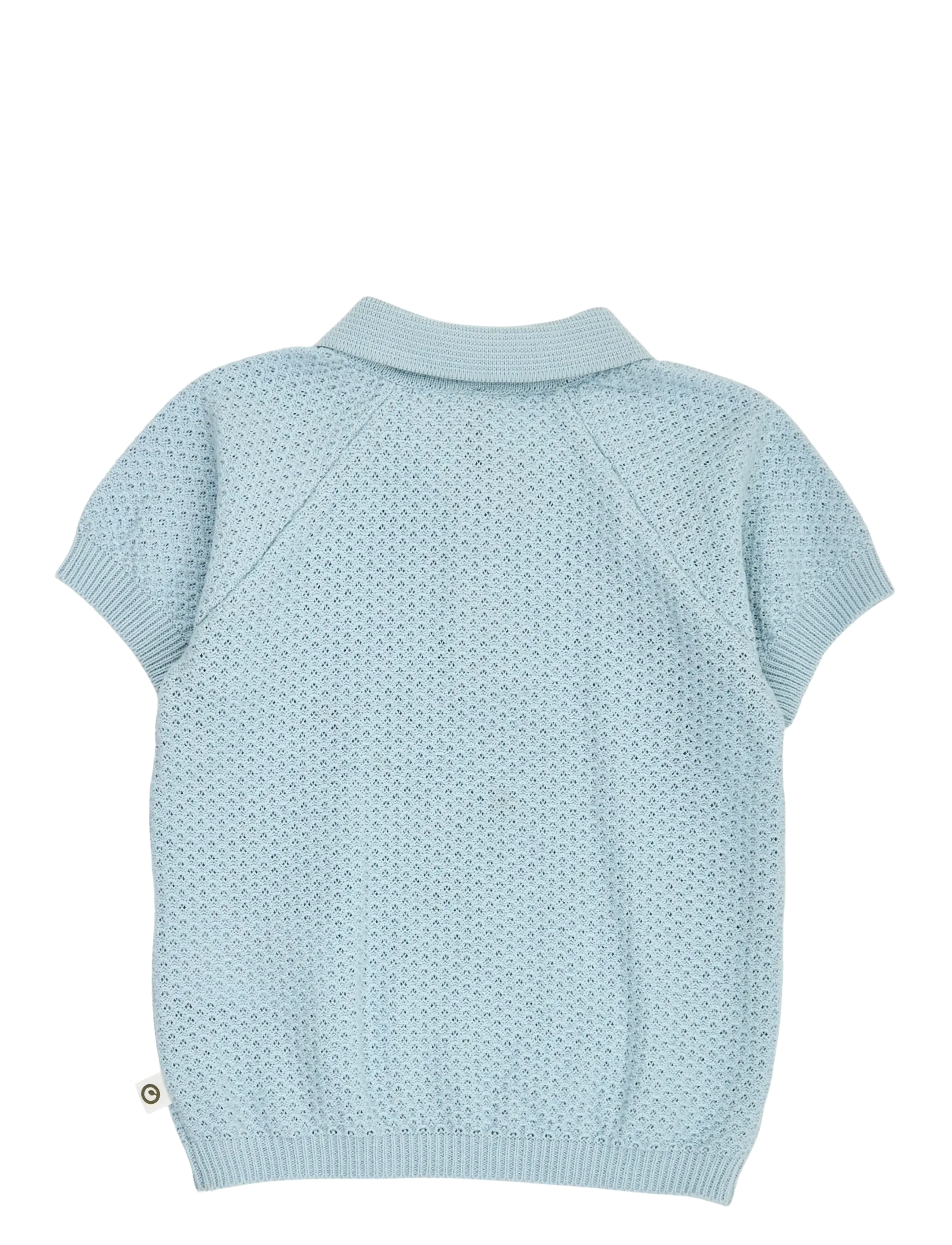 Müsli by Green Cotton - Sea knit s/s polo T baby - polos à manches courtes - ocean - 2