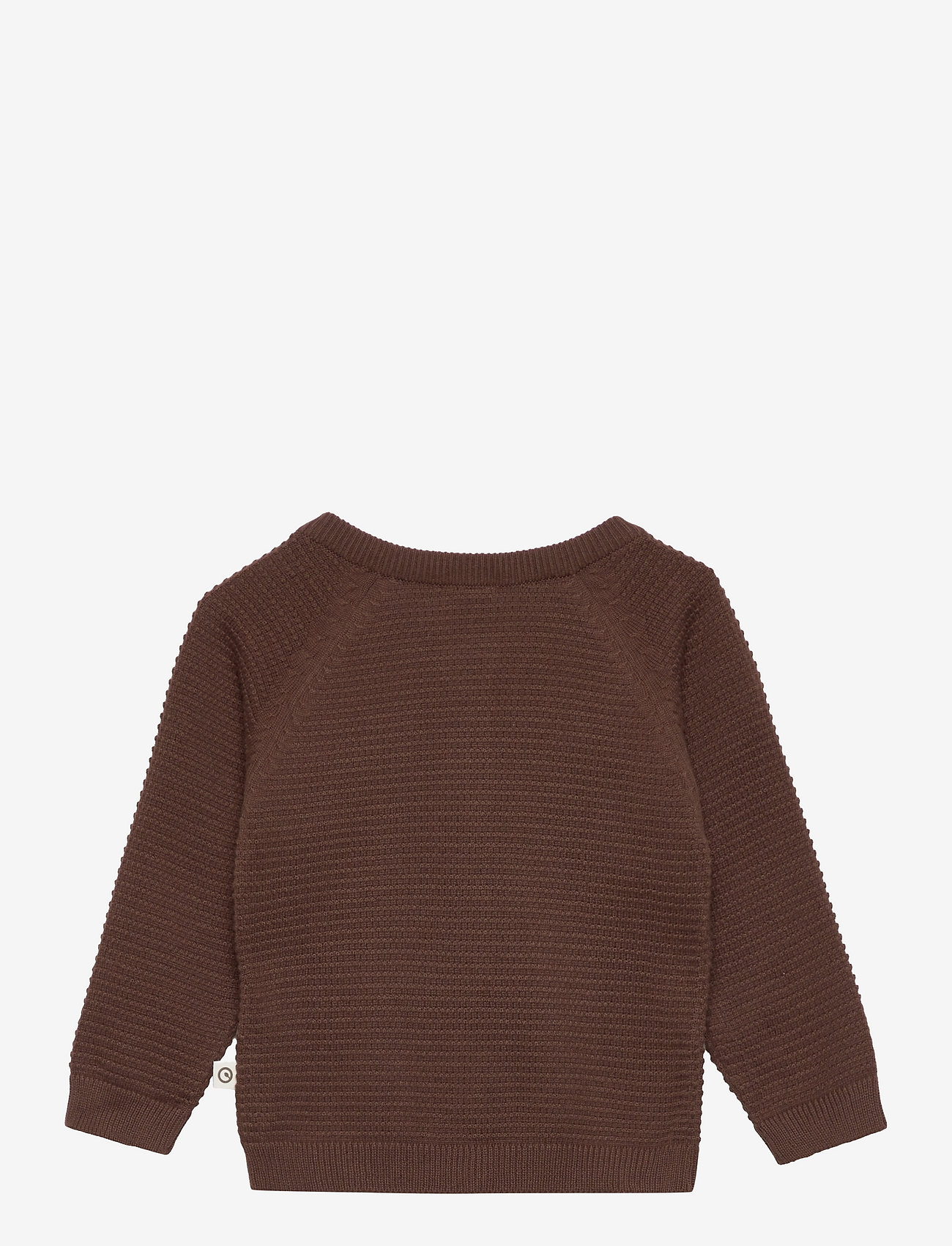 Müsli by Green Cotton - Knit cardigan baby - brownie - 1
